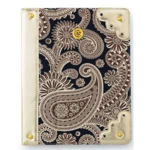   PIE DELUXE BLACK PAISLEY IPAD CASE FOR ALL IPADS, IPAD CASE OR STAND