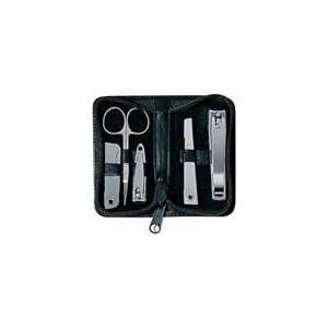 Royce Leather Deluxe Chrome Plated Mini Manicure Set