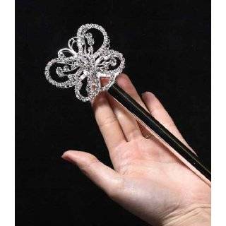 Silver and Crystal Scepter or Wand for Princess Wedding, Pagent, Prom 