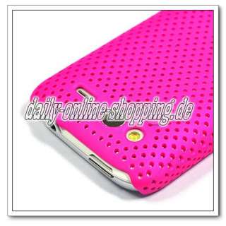 HTC Wildfire S Schutzhülle Case Cover Tasche pink  