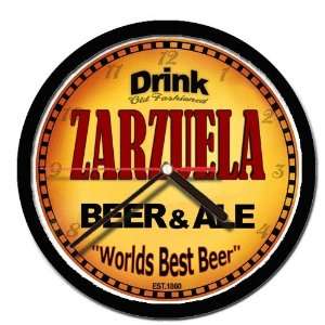  ZARZUELA beer and ale cerveza wall clock 