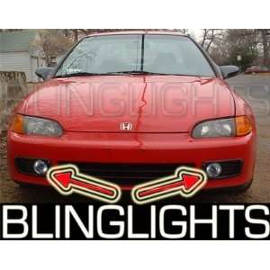   CIVIC LED XENON FOG LIGHTS driving lamps hatchback coupe ex si 1993
