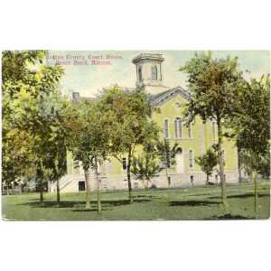   Postcard Barton County Court House Great Bend Kansas 