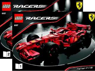 LEGO Racers Bauplan Instructions 8157 Ferrari F1 19  
