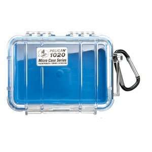  Pelican 1010 Micro Case w/Clear Lid   Blue Electronics
