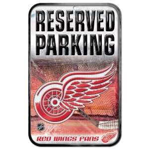    Detroit Red Wings Reserved Fan Parking sign