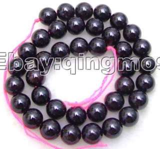 12mm Round AAA high quality garnet gemstone Beads l132  