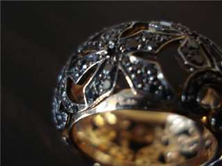 Brand New POMELLATO ARABESQUE 18K BLACK DIAMONDS RING Retail $8,300 