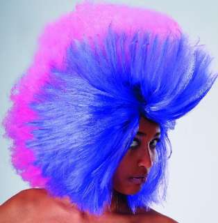 Damen Afro Perücke in violett/rosa Damenperücken für Punker 