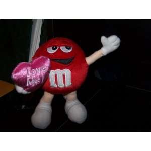  Red M&M Poseable Love Me Plush 7 