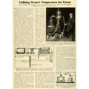  1927 Article Hydraulic Energy Ocean Water Temperature 