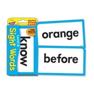   Enterprises T 23028 Pocket Flash Cards Sight Words B Toys & Games