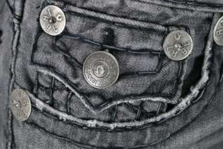 True Religion Jeans Mens RICKY Super T Silverwood grey multi 