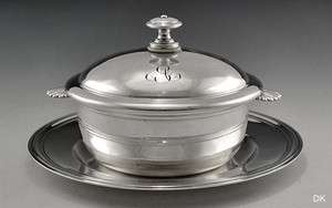 Great Vintage SP Christofle Covered Bowl/Dish & Underplate Elegant 