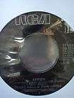 45 RPM Rock Record Sale Daryl Hall & John Oates Kiss On My List/Africa 