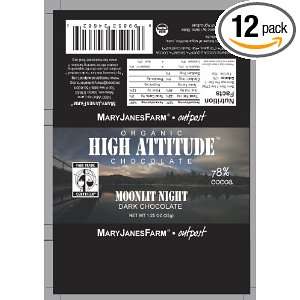 MaryJanes High Attitude Chocolate, Moonlit Night, 1.25 Ounce Units 