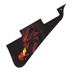  Dragon Breath Graphical Les Paul Pickguard Musical 