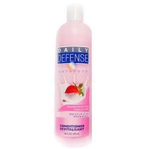 Daily Defense Strawberries & Cream Hair Conditioner 32oz Pump Bottle 