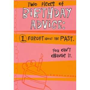  Humor Birthday Greeting Card   Birthday Advice Health 