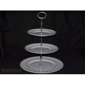  Wedgwood Colosseum #501530 Hostess Tray 3 Tier Kitchen 