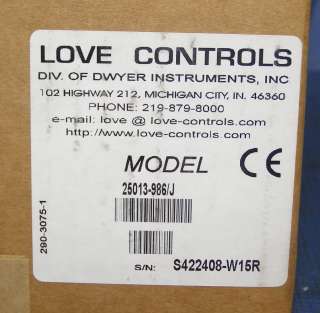 LOVE Controls Model 25013 986J Autotuning Benchtop Temperature 