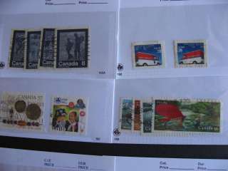 CANADA over 50 sales cards with sets,commemoratives lotsa modern PLZ 