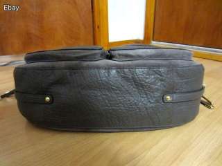 NWT Coach 17781 Flagship Buffalo Leather Dowel Flap Ash Shoulder Bag 