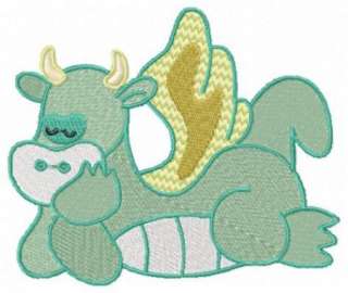 Cute Kid Dragons Dragon Machine Embroidery Designs CD  