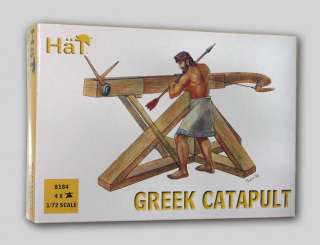GREEK CATAPULTS w/ FIGURES   1/72 HaT 4 Pack Kit 8184  