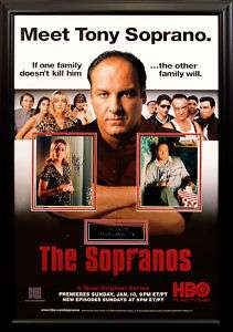 The Sopranos Inaugural Season Signed Display  