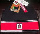   /International Harvester Reversible Knit Hat Skull Cap Red/Black