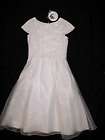 nwt boutique sarah louise england 10 girl communion ankle dress pearls 