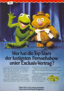 1976 Fisher Price Muppet Show Trade Ad  