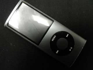 Apple iPod Nano 4th Generation Black (8 GB) BAD BATTERY AS IS 