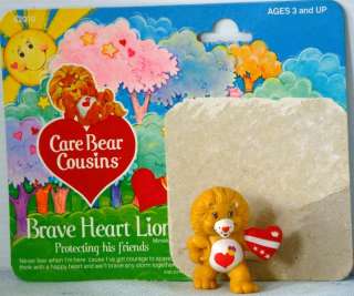 1984 BRAVE HEART LION Care BEARS COUSINS w.ORIG CARD  