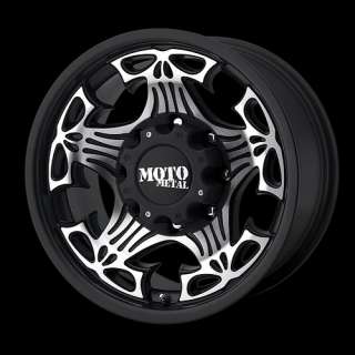   , set (4 wheels) of BLACK 17 x 9 MOTO METAL series number MO909