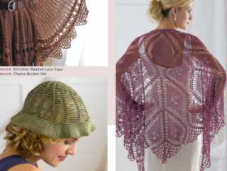 Crochet Fine Lace Shawls Patterns Tunic Wrap Cape Book  