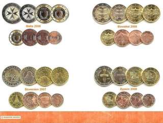 Münzen Malta Slowakei Slowenien Zypern Euro Münze·n·KMS  