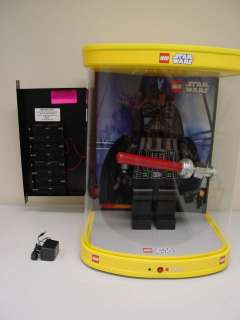 RARE 19 inch Minifig LEGO Star Wars Darth Vader Store Lighted Moving 