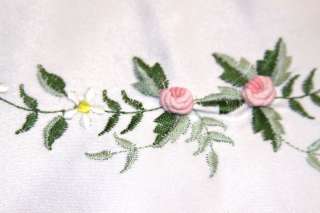 Elegant Gorgerous Embroidered 36 Round tablecloth  