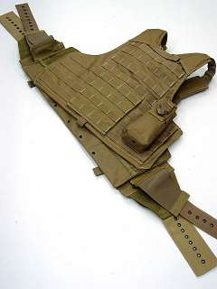 US Molle Combat Strike Plate Carrier Vest Coyote Brown  