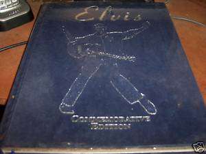 Elvis Commemorative Edition Large HC BOok with Cover  