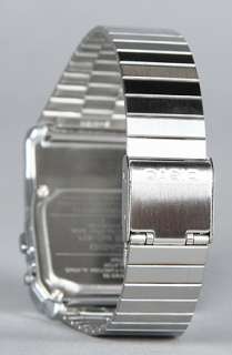 CASIO The Databank Watch in Silver  Karmaloop   Global Concrete 