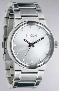 Nixon The Cannon Watch in Silver  Karmaloop   Global Concrete 