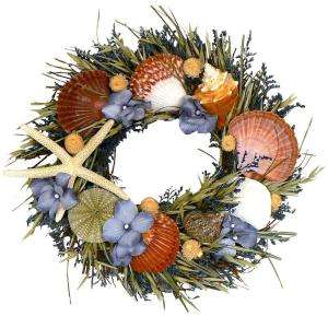 The Christmas Tree Company Key West 10 in. Seashell and Dried Floral 