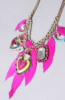 Betsey Johnson The Viva La Betsey Skull Charms Necklace  Karmaloop 