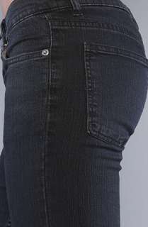 Cheap Monday The Zip Low Bex Jean in Blue Black  Karmaloop 