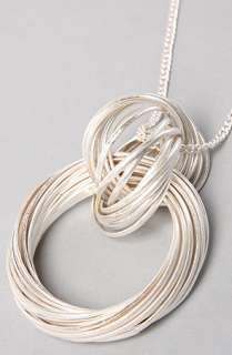 Accessories Boutique The Metal Knot Necklace in Silver  Karmaloop 