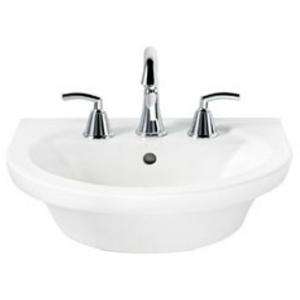 American Standard Tropic Petite 21 in. Center Pedestal Sink Basin with 