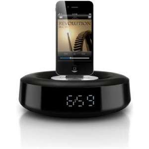 PHILIPS iPHONE 4 3gs Charging  Music Dock Station Alarm Clock and 